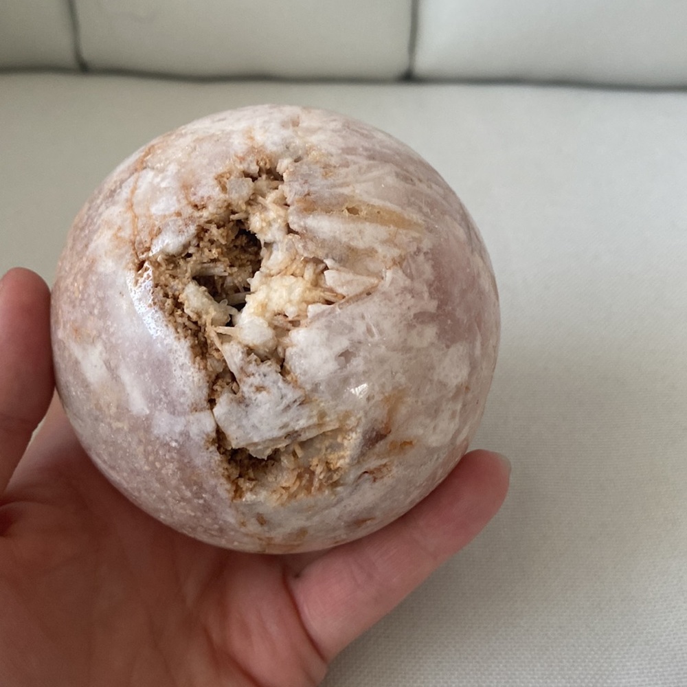 💕 Pink Amethyst Sphere XL - Picture 6 of 15